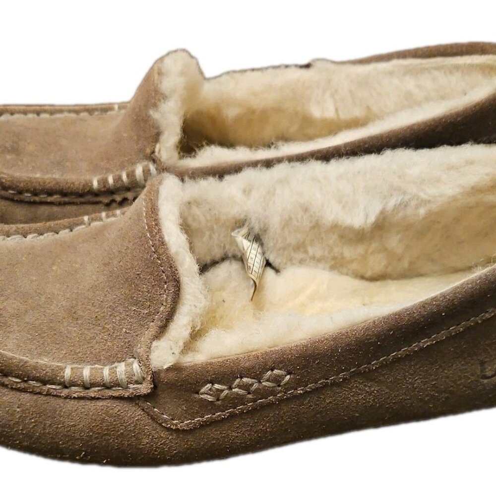 UGG Ansley Slipper for Women US Size 8 - Chestnut Brown 1106878